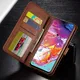 Samsung Galaxy A50 Book Case Hoesje Stijlvol Wallet Kunst Leer Bruin afbeelding 12