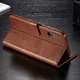 Samsung Galaxy A50 Book Case Hoesje Stijlvol Wallet Kunst Leer Bruin afbeelding 14