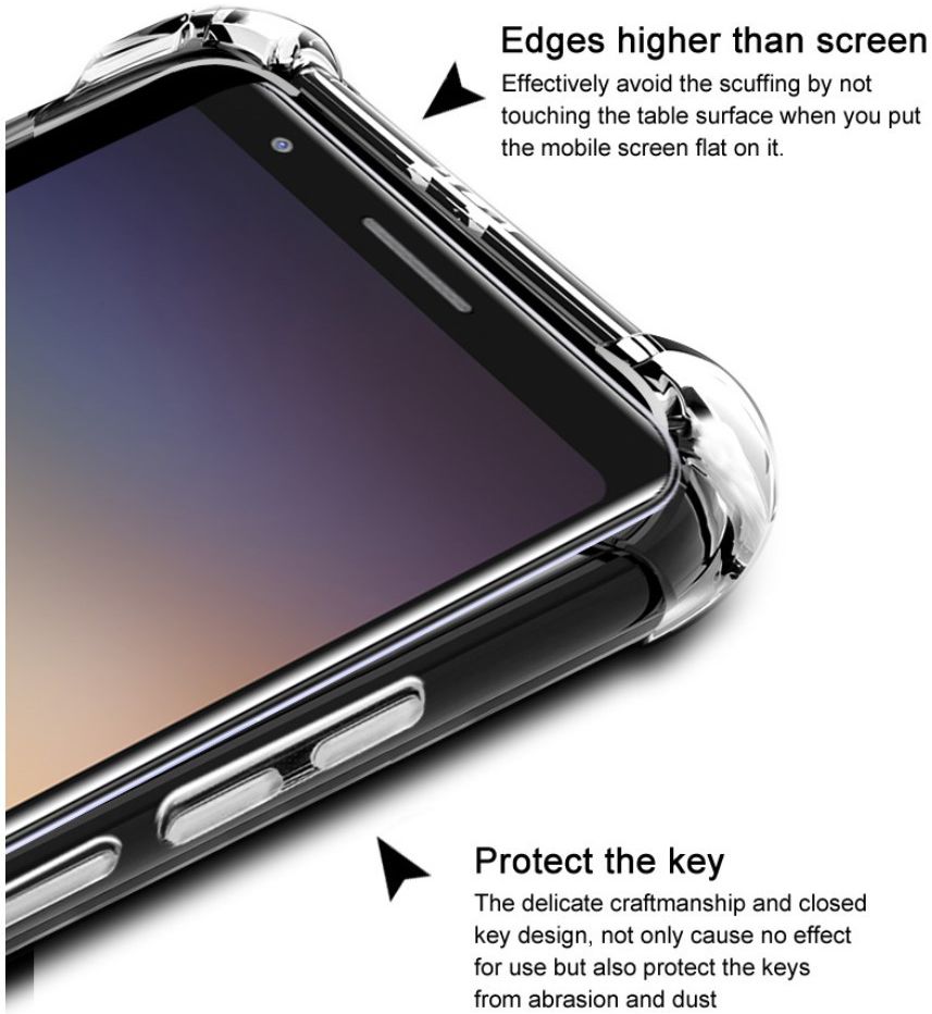 Google Pixel 3A TPU Hoesje met Screen Protector afbeelding 9
