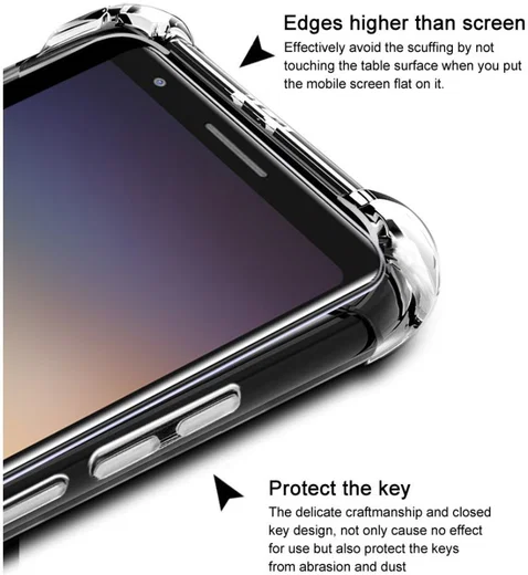 Google Pixel 3A TPU Hoesje met Screen Protector afbeelding 9