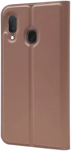 Samsung Galaxy A20e Portemonnee Hoesje Roze Goud afbeelding 3