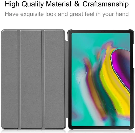 Samsung Galaxy Tab S5e Tri-Fold  Hoesje Zwart afbeelding 9