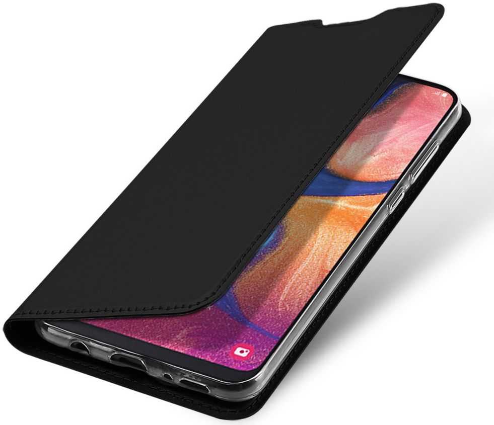 Dux Ducis Samsung Galaxy A20e Bookcase Hoesje Zwart afbeelding 1