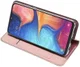 Dux Ducis Samsung Galaxy A20e Bookcase Hoesje Roze Goud afbeelding 4