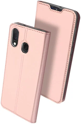 Dux Ducis Samsung Galaxy A20e Bookcase Hoesje Roze Goud afbeelding 9