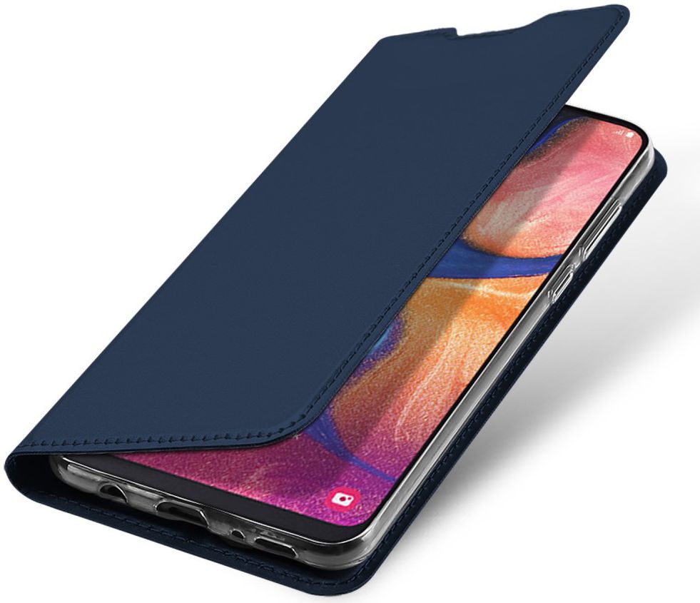 Dux Ducis Samsung Galaxy A20e Bookcase Hoesje Blauw afbeelding 1