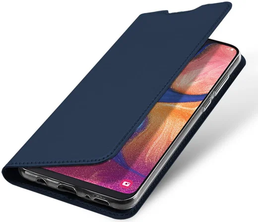 Dux Ducis Samsung Galaxy A20e Bookcase Hoesje Blauw afbeelding 1