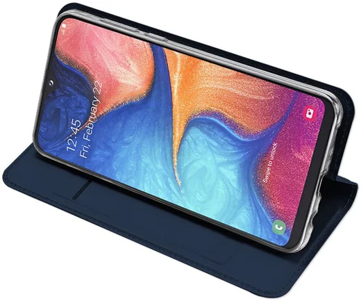 Dux Ducis Samsung Galaxy A20e Bookcase Hoesje Blauw afbeelding 4