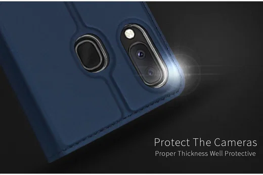 Dux Ducis Samsung Galaxy A20e Bookcase Hoesje Blauw afbeelding 10