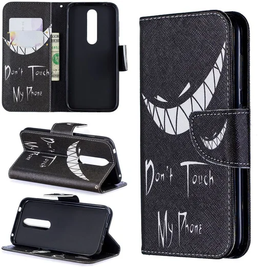 Nokia 4.2 Portemonnee Hoesje met Smile Print afbeelding 8