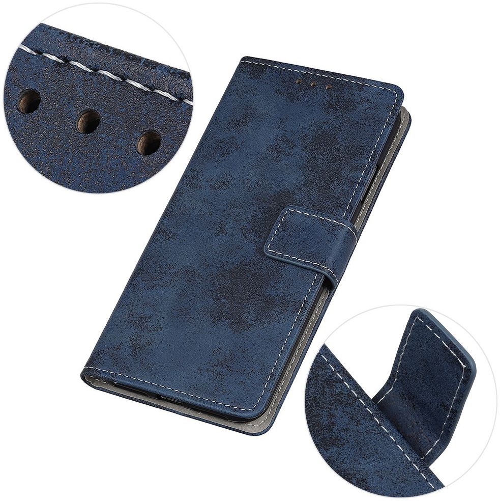 Nokia 4.2 Vintage Portemonnee Hoesje Blauw afbeelding 7
