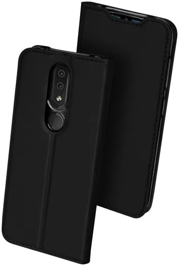 Dux Ducis Nokia 4.2 Bookcase Hoesje Zwart afbeelding 9