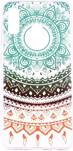 Samsung Galaxy A20e TPU Hoesje met Mandala Print afbeelding 1
