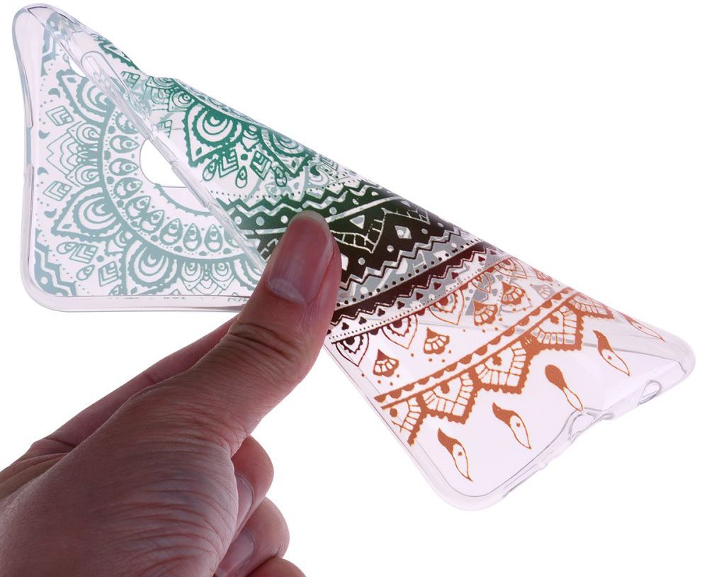 Samsung Galaxy A20e TPU Hoesje met Mandala Print afbeelding 4