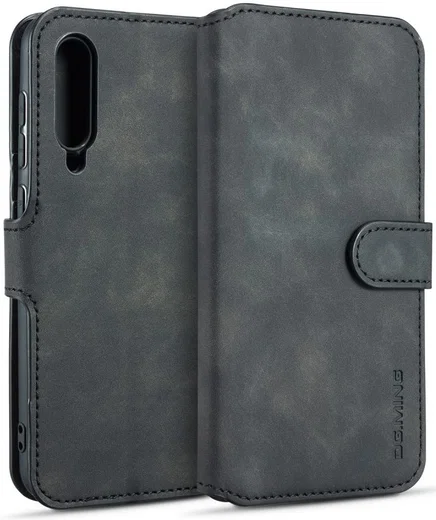 Xiaomi Mi 9 SE Retro Portemonnee Hoesje Zwart afbeelding 1