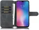 Xiaomi Mi 9 SE Retro Portemonnee Hoesje Zwart afbeelding 2