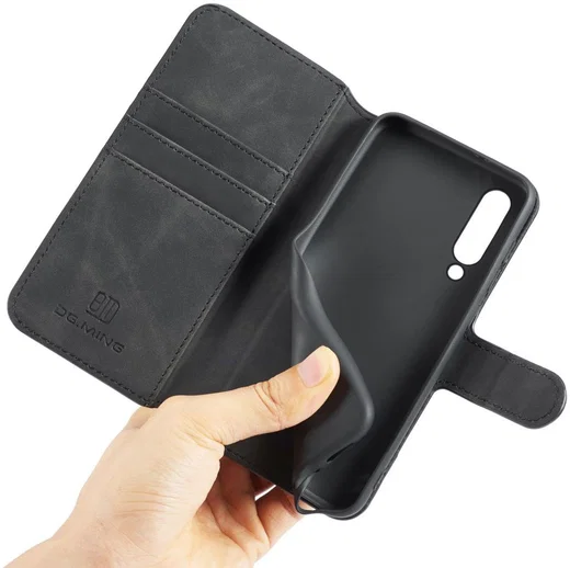 Xiaomi Mi 9 SE Retro Portemonnee Hoesje Zwart afbeelding 5