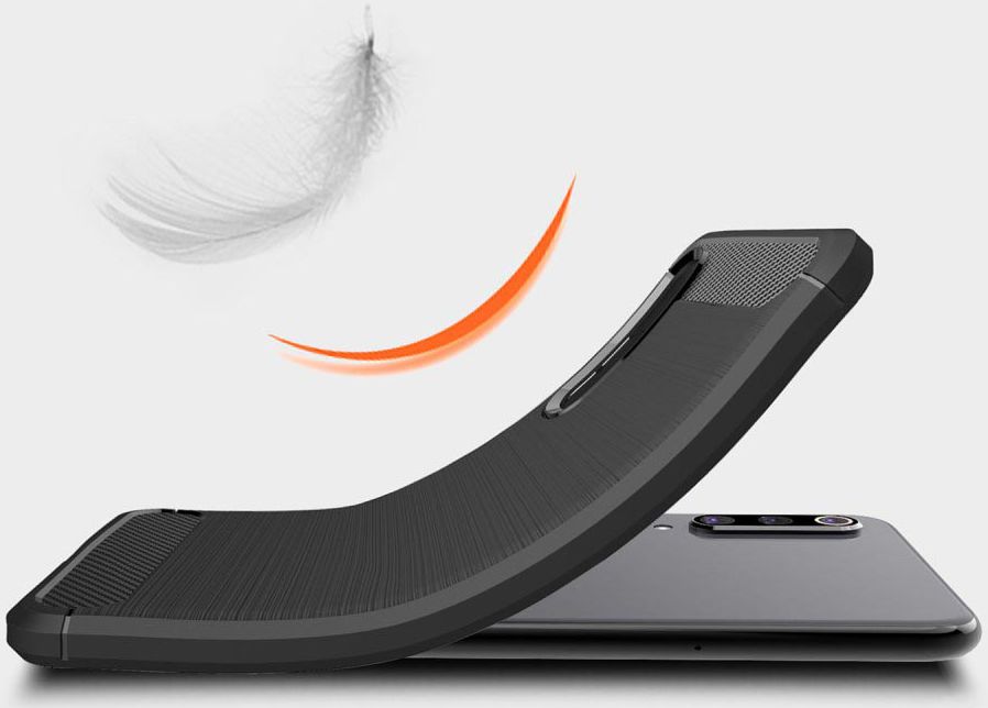 Xiaomi Mi 9 SE Geborsteld TPU Hoesje Zwart afbeelding 6