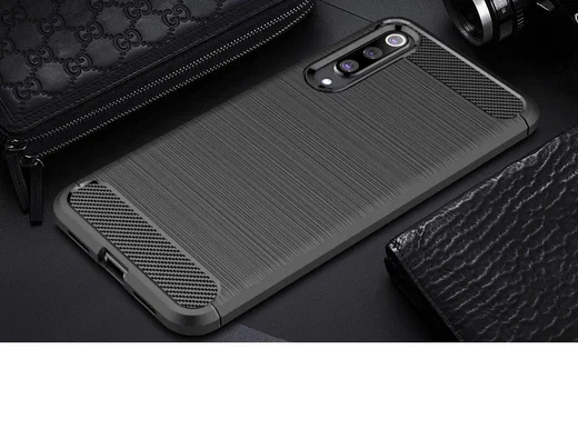 Xiaomi Mi 9 SE Geborsteld TPU Hoesje Zwart afbeelding 7