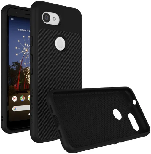 RhinoShield SolidSuit Google Pixel 3A XL Hoesje Carbon Fiber afbeelding 1