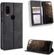 Motorola One Vision Portemonnee Hoesje met Standaard Functie Zwart afbeelding 4