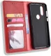 Motorola One Vision Portemonnee Hoesje met Standaard Functie Rood afbeelding 6