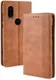 Motorola One Vision Portemonnee Hoesje met Standaard Functie Bruin afbeelding 2