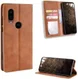 Motorola One Vision Portemonnee Hoesje met Standaard Functie Bruin afbeelding 6