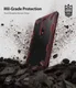 Ringke Fusion X OnePlus 7 Back Cover Hoesje Rood afbeelding 5