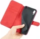 Huawei Y6s / Y6 (2019) Hoesje Retro Portemonnee Rood afbeelding 5