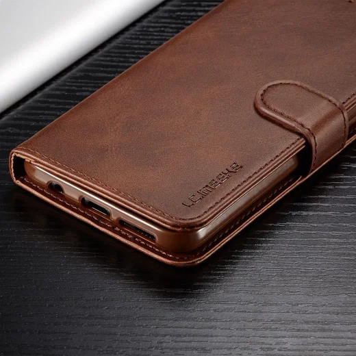 Samsung Galaxy M20 Power Stand Portemonnee Bookcase Hoesje Bruin afbeelding 15