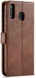 Samsung Galaxy M20 Power Stand Portemonnee Bookcase Hoesje Bruin afbeelding 1