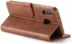 Samsung Galaxy M20 Power Stand Portemonnee Bookcase Hoesje Bruin afbeelding 9