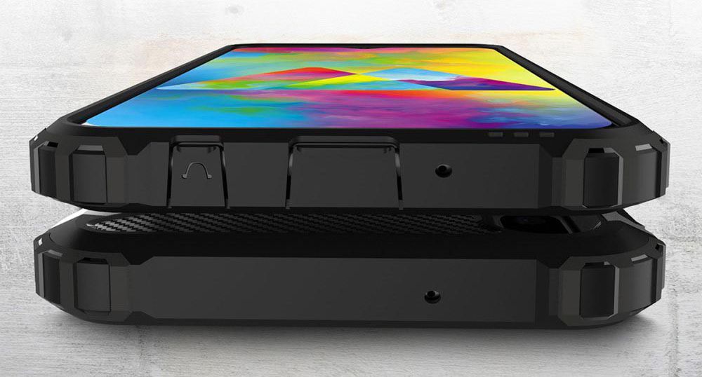 Samsung Galaxy M20 Power Hybride Hoesje Zwart afbeelding 7