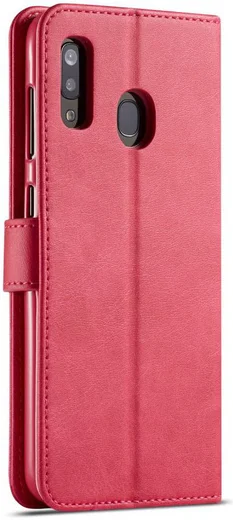 Samsung Galaxy A40 Stand Portemonnee Bookcase Hoesje Roze afbeelding 1