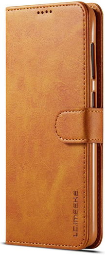 Samsung Galaxy A40 Stand Portemonnee Bookcase Hoesje Bruin afbeelding 4