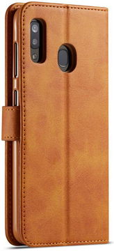 Samsung Galaxy A40 Stand Portemonnee Bookcase Hoesje Bruin