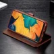 Samsung Galaxy A40 Stand Portemonnee Bookcase Hoesje Donkerbruin afbeelding 13