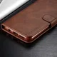 Samsung Galaxy A40 Stand Portemonnee Bookcase Hoesje Donkerbruin afbeelding 15