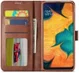 Samsung Galaxy A40 Stand Portemonnee Bookcase Hoesje Donkerbruin afbeelding 2