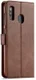 Samsung Galaxy A40 Stand Portemonnee Bookcase Hoesje Donkerbruin afbeelding 1