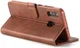 Samsung Galaxy A40 Stand Portemonnee Bookcase Hoesje Donkerbruin afbeelding 9