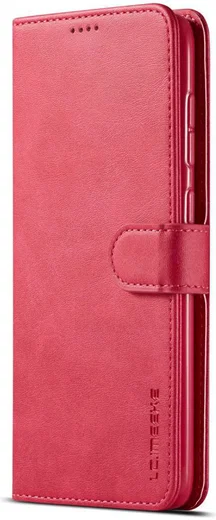Samsung Galaxy A70 Stand Portemonnee Bookcase Hoesje Rood afbeelding 4