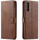 Samsung Galaxy A70 Stand Portemonnee Bookcase Hoesje Donkerbruin afbeelding 7
