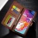 Samsung Galaxy A70 Stand Portemonnee Bookcase Hoesje Donkerbruin afbeelding 12