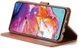 Samsung Galaxy A70 Stand Portemonnee Bookcase Hoesje Donkerbruin afbeelding 5