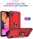 Samsung Galaxy A10 Hybride Hoesje met Kickstand Zwart afbeelding 5
