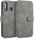 Huawei P30 Lite Retro Portemonnee Hoesje Grijs afbeelding 2