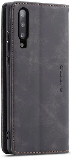 Samsung Galaxy A70 Retro Portemonnee Hoesje Zwart afbeelding 3