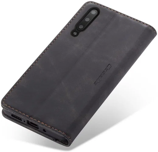 Samsung Galaxy A70 Retro Portemonnee Hoesje Zwart afbeelding 4